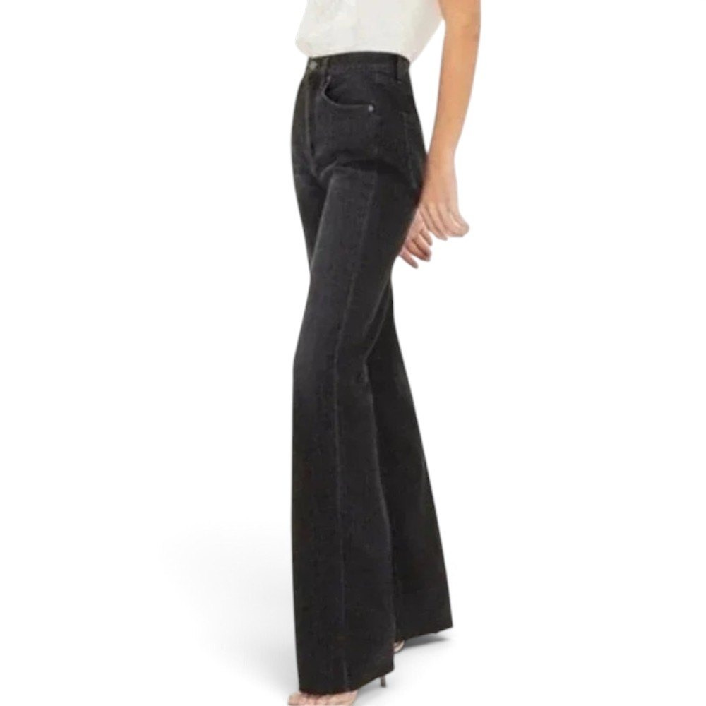 Veronica Beard‎ Dylan Full Length Straight Jeans Womens 26 (Fits as 24) Cut Hem